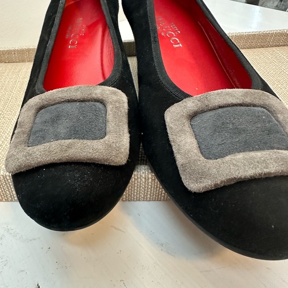 Sesto Meucci Suede Low Heel Pump - Picture 3 of 6